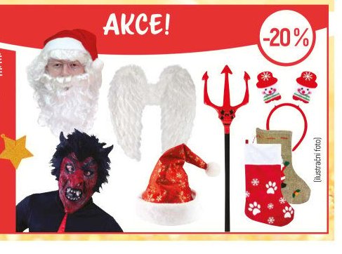 Mikulášské kostýmy a doplňky