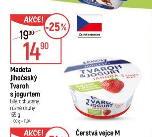 Madeta Jihočeský Tvaroh s jogurtem