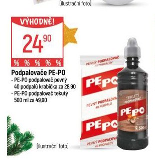 Podpalovače PE-PO