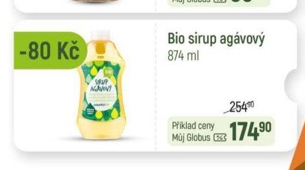 Bio sirup agávový