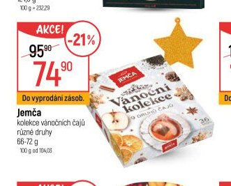 Jemča kolekce vánočních čajů