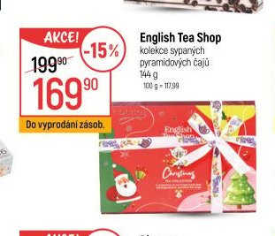 English Tea Shop kolekce sypaných pyramidových čajů