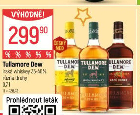 Whiskey irská Tullamore Dew