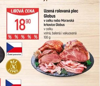 Uzená rolovaná plec Globus