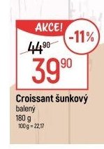 Croissant šunkový