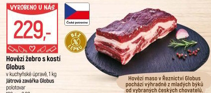 Hovězí žebra s kostí Globus