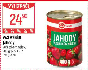 Kompot jahody Váš Výběr