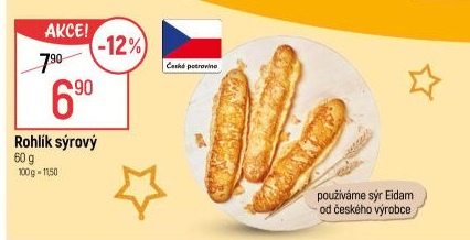 Rohlík se sýrem