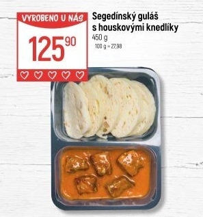 Segedinský guláš s knedlíkem Globus