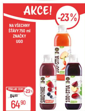 Šťáva 100% Ugo