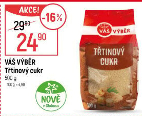 Třtinový cukr Váš Výběr