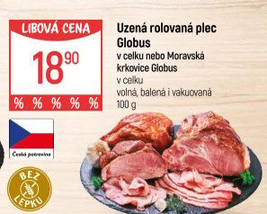 Uzená rolovaná plec Globus