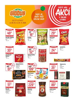 akční leták Globus 12.11.2025-18.11.2025