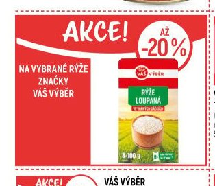 Váš výběr Rýže loupaná