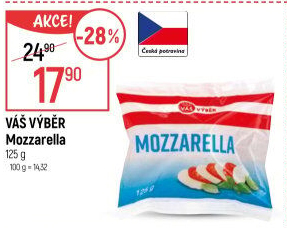 Mozzarella Váš Výběr