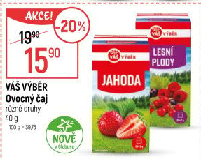 Ovocný čaj Váš Výběr