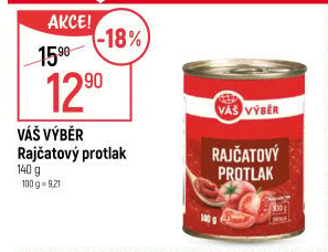 Rajčatový protlak Váš Výběr