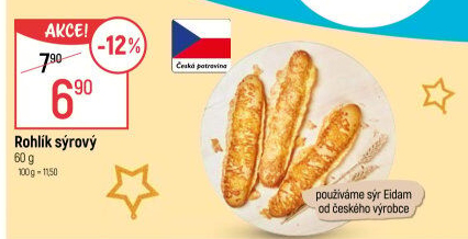 Rohlík se sýrem