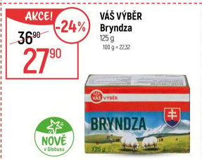 Sýr Bryndza Váš Výběr