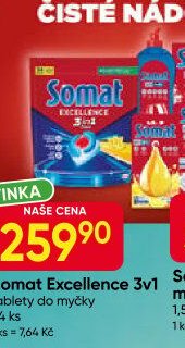 Somat Excellence 3v1 tablety do myčky