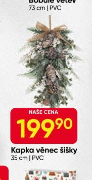 Kapka věnec šišky