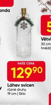 Láhev svícen