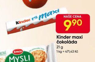 Kinder maxi čokoláda