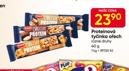 Proteinová tyčinka ořech