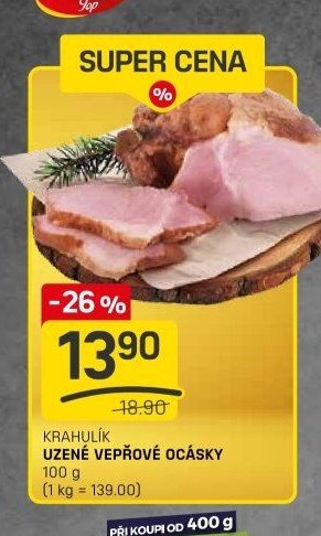 KRAHULÍK UZENÉ VEPŘOVÉ OCÁSKY