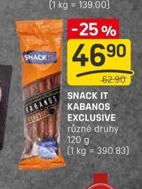SNACK IT KABANOS EXCLUSIVE