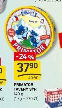 PRIMATOR TAVENÝ SÝR 140 g