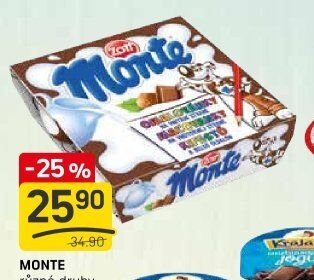MONTE různé druhy 4 x 55 g