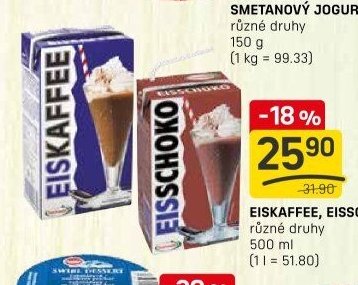 EISKAFFEE, EISSCHOKO různé druhy 500 ml