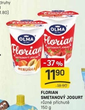 FLORIAN SMETANOVÝ JOGURT různé příchutě 150 g