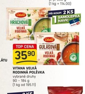Vitana velká rodinná polévka