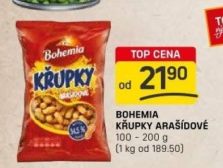 Bohemia křupky arašídové
