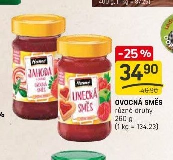 Hamé ovocná směs