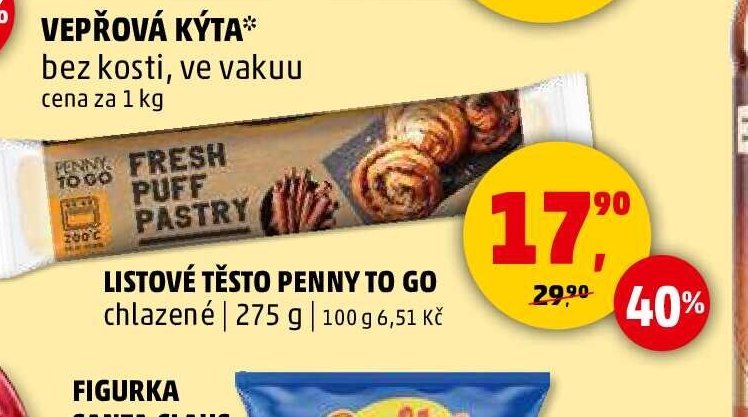 Listové těsto Penny To Go