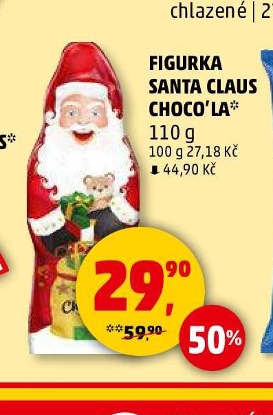 Figurka Santa Claus Choco'la