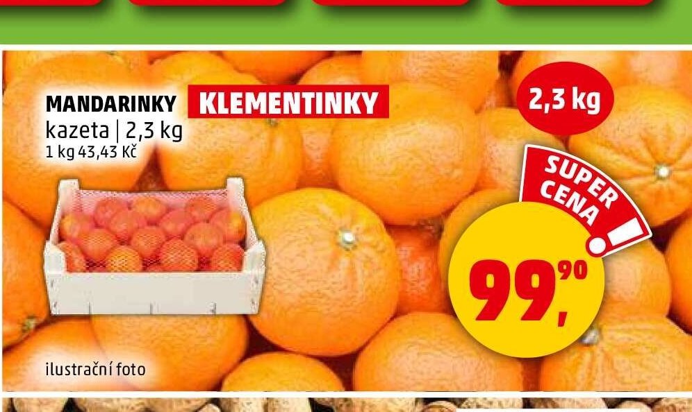 MANDARINKY KLEMENTINKY