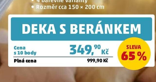 Deka s beránkem