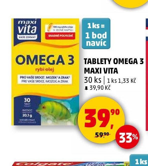 TABLETY OMEGA 3 MAXI VITA