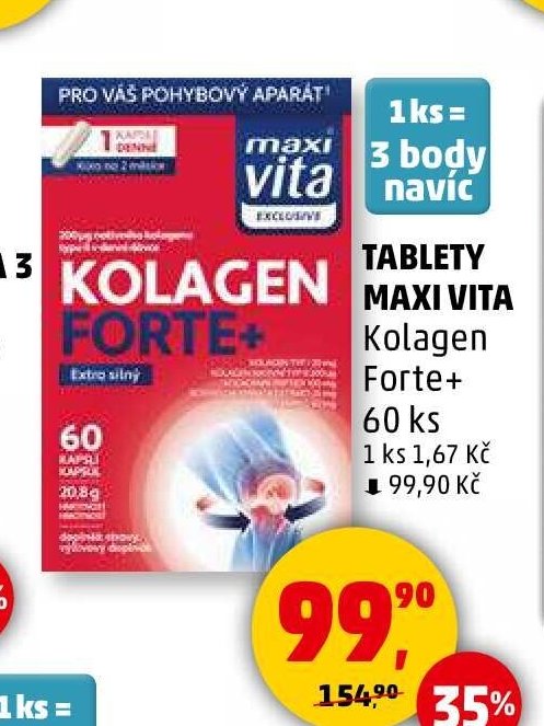 TABLETY MAXI VITA Kolagen Forte+