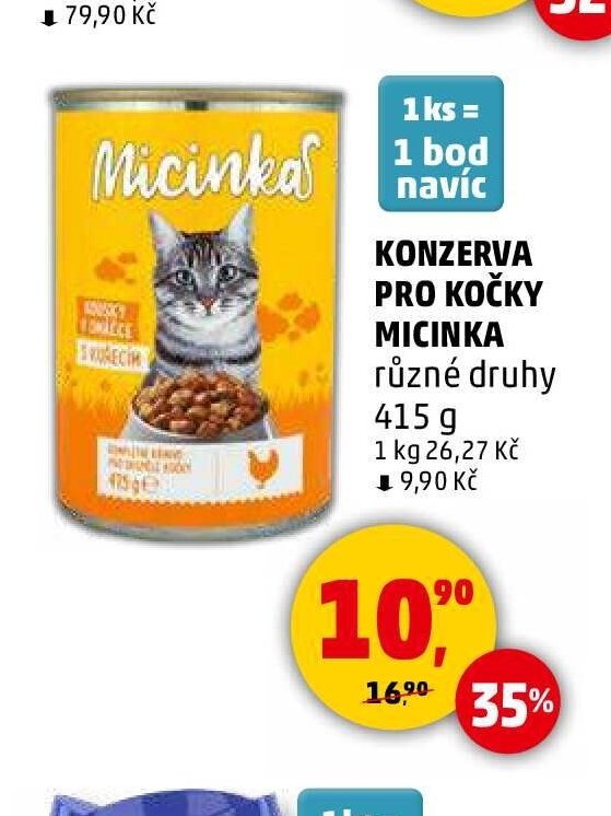 KONZERVA PRO KOČKY MICINKA