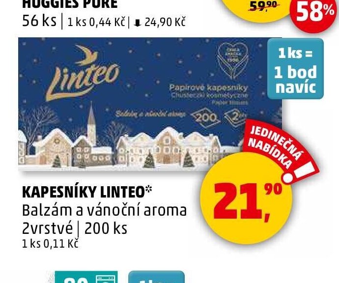 KAPESNÍKY LINTEO Balzám a vánoční aroma
