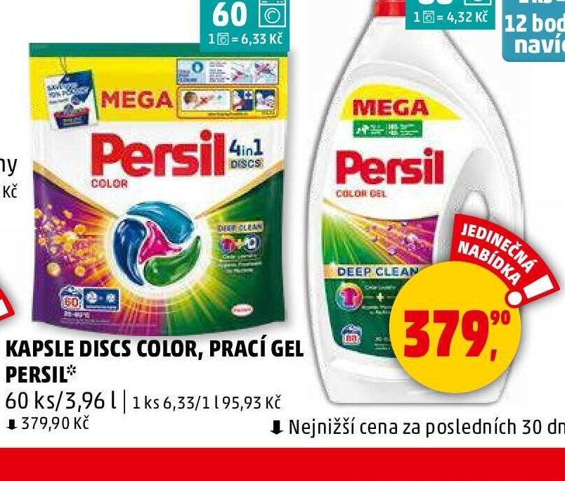 KAPSLE DISCS COLOR, PRACÍ GEL PERSIL