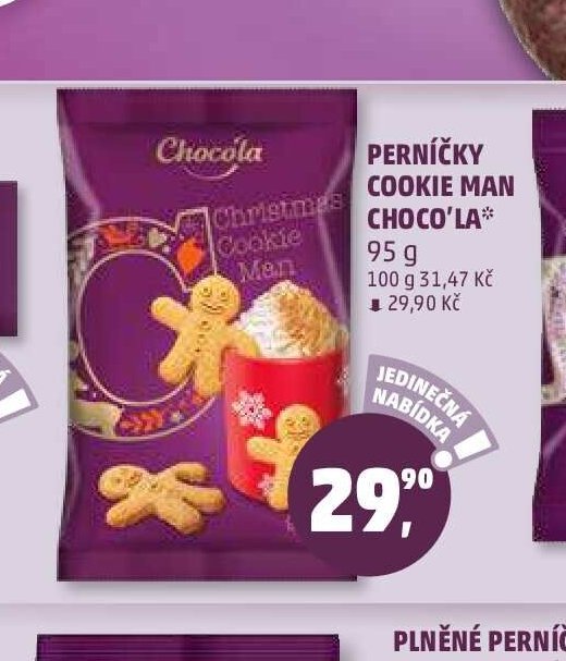 Perníčky Cookie Man Choco'la