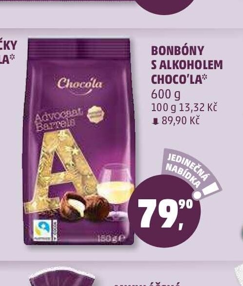 Bonbóny s alkoholem Choco'la