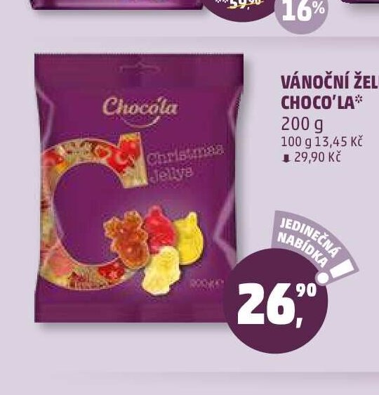 Vánoční želé Choco'la