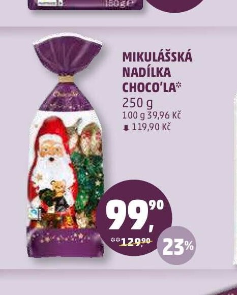 Mikulášská nadílka Choco'la